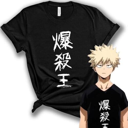Todoroki BNHA T-Shirt My Hero Academia T-shirt Anime Kawaii Unisex Short Sleeve Shirt