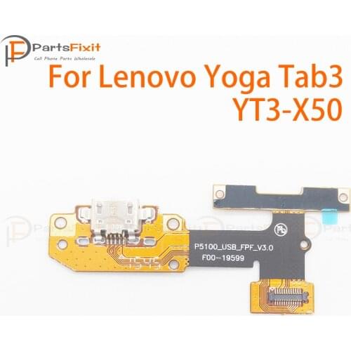 USB Charger Plug Dock Jack Connector Board Cable For Lenovo YOGA Tab 3 YT3-X50 P5100 V3.0 USB Charging Port Dock Connector Flex