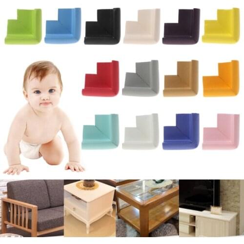 Baby Safety Corner Desk Guards Rubber Table Protection Kids L Shaped Soft Edge for Kids Child Baby Proofing with Strong Adhesive