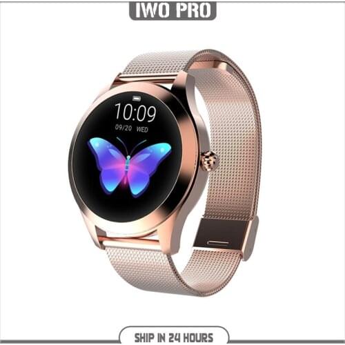 IWO PRO KW10 Smart Watch Women IP68 Waterproof Heart Rate Monitoring Bluetooth Fitness Bracelet Smartwatch For Android IOS