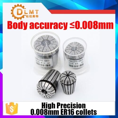 1PC ER16 collets 1mm-10mm High Precision 0.008mm accuracy ER16 Spring Collet Suitable for ER Collet Chuck Holder