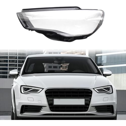 1PCS Car Front Headlight Clear Lens Cover Right Plastic Replacement for Audi A3 S3 2015-2016