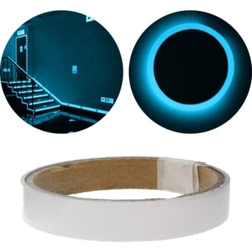 2cm*1m Luminous Fluorescent Night Self-adhesive Glow In The Dark Sticker Tape Safety Security Home Decoration Warning Tape