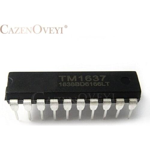 5pcs/lot TM1637 DIP-20 1637 DIP DIP20 In Stock