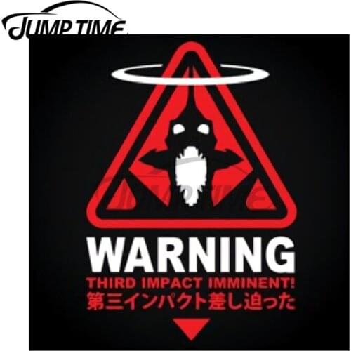 JumpTime 13 x 10.8 cm For Warning Decal Creative Laptop Fine Graffiti Stickers Motorcycle Surfboard Vinyl Car Wrap for Vehicle