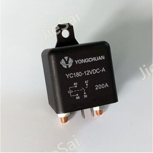 Continuous 2 pin 120A/200A 12V/24VDC high current auto relay and car relay with mounting hole