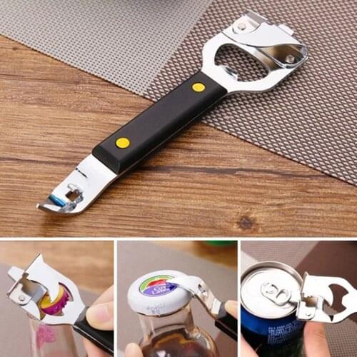 Household Multifunctional Can Opener Beer Beverage Bottle Opener Creative Kitchen Tools Kitchenware Cuisine Outils Accessoires