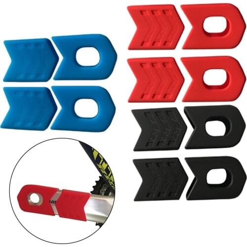 Mountain Bike Bicycle Crank Cover Silicone Arm Sleeve MTB Cycling Crankset Protect Non-slip Chainwheel Crank Protector Cover