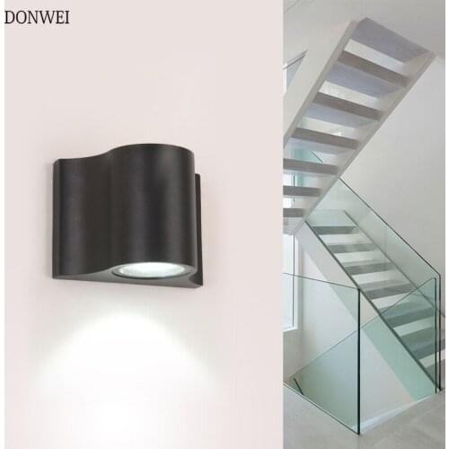 Cylinder Led Wall Lamp Indoor Bedside Sconces Living Room Study Lighting Fixture Waterproof Outdoor Garden Hotel Aisle Lamp