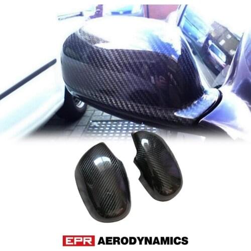 For Nissan Skyline R32 GTR GTST OE Style Carbon Fiber Glossy Finished performance line Mirror Cover replacement accessories