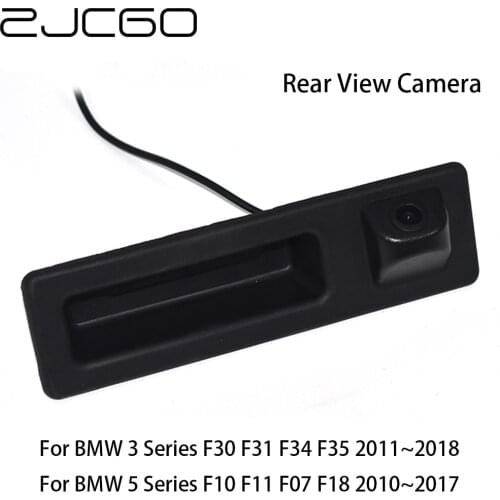 ZJCGO Car Rear View Reverse Back Up Parking Trunk Handle Camera for BMW 3 5 Series F30 F31 F34 F35 F10 F11 F07 F18 2011~2018