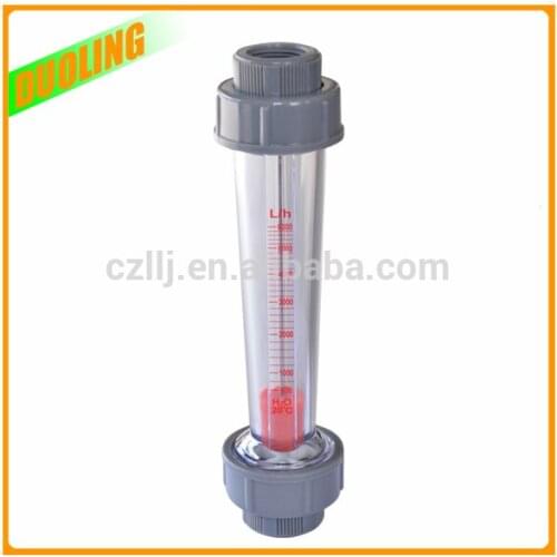 LZB-25S Plastic Water Rotameter (Short tube with guide rod)