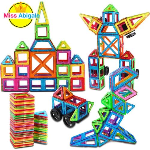 Big Size Magnetic Designer Magnet Building Blocks Accessories Educational Constructor Toys For Children