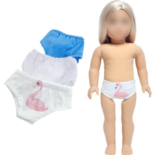 Fashion Cute Underwear Mixed Style Briefs Underpants Clothes For 18" Puppet Doll Dollhouse Baby Girl Kids DIY Toy