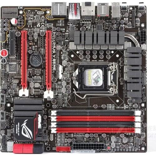 ASUS Maximus V Gene original used motherboard for intel DDR3 LGA 1155 USB3.0 USB3.0 boards 32GB Z77 used Desktop motherborad