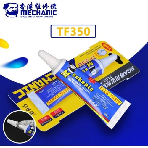 MECHANIC TF350 BAG Solder Paste No-Clean High Activity Lead-Free 15ML Welding Paste Soldering Flux Antioxidant Rework Tools