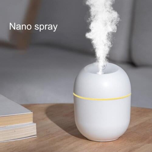 200ml Portable Humidifier Nano-atomization 2 Gear Silent Timed Shut-off USB Mist Purifier Diffuser for Living Room Air Diffuser