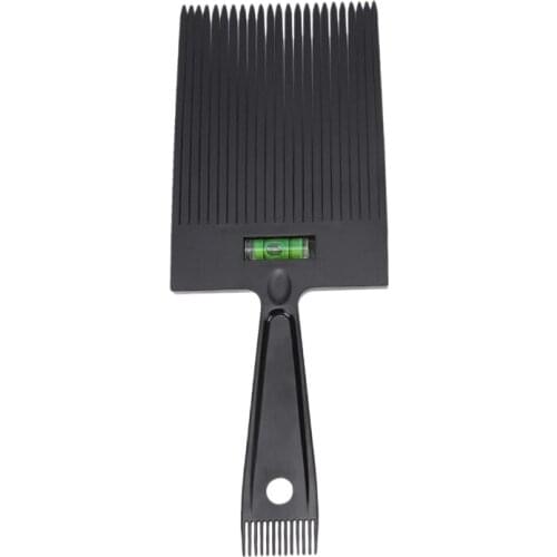 Extra Big Flattopper Comb Large Wide Fork Flat Combs with Balance Ruler Flat Topper Styling Hair Brushes