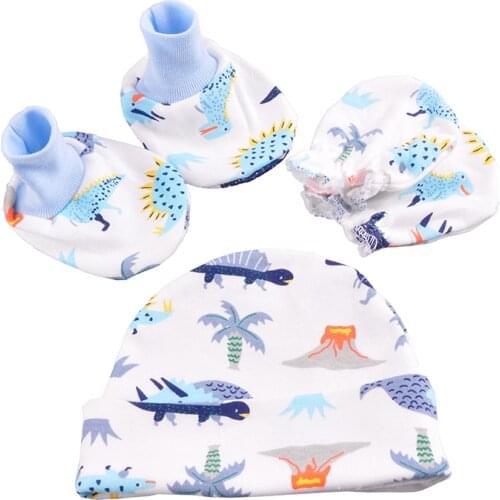 Redkite Baby Cap Mittens Booties Set Cotton Lovely Cute For Newborn Boys Girls