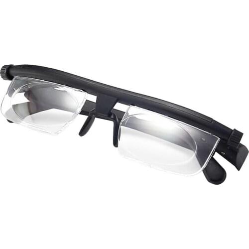 New Adjustable Reading Glasses Lenses Nearsighted Farsighted Computer Reading Driving Unisex Correction Binocular Focus Eyeglass