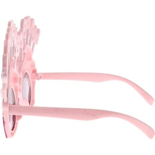 Happy Birthday Ice Cream Shape Party Glass Sunglasses Evening Dress