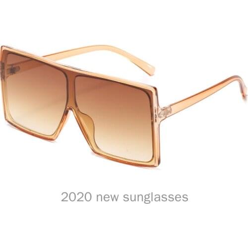 Unisex Brand Designer Sunglasses Women Men 2020 New Vintage Luxury Oversized Square Sun Glasses For Female UV400 with box NX