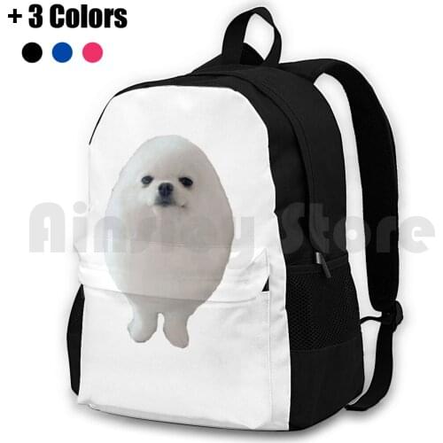 Eggdog Outdoor Hiking Backpack Waterproof Camping Travel Eggdog Dog Egg Meme Memes Dogegg Funny Cute Animal Pet Pets Haircut