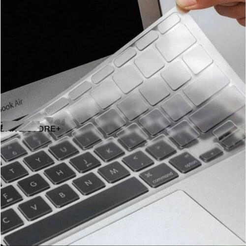 UltraThin Clear US EU Keyboard Cover 5pcs Silicon Clavier Sticker Waterproof Skin for MacBook Air Pro iMac 11 12 13 15 17 Inch