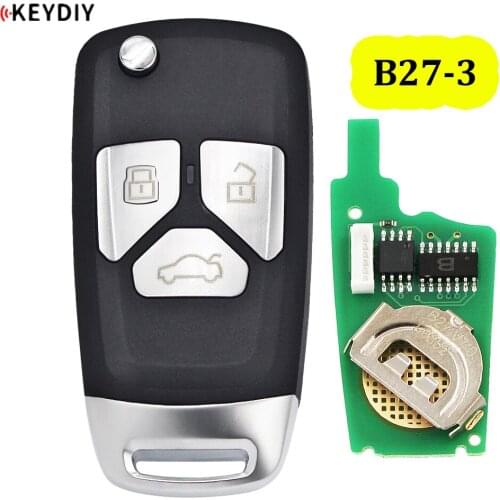 KEYDIY B series B27-3 3 button universal KD remote control for KD900 KD900+ URG200 KD-X2 mini KD for Audi style
