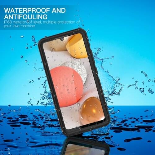 Waterproof Dustproof Diving Case For Samsung Galaxy A42 Case Shockproof Phone Case Soft Clear Luxury 360 Full Cover Coque Fundas