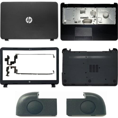 For HP 15-G 15-R 15-T 15-H 15-Z 250 255 G3 Laptop LCD Back Cover/Front Bezel/Hinges/Palmrest/Bottom Case 761695-001 749641-001