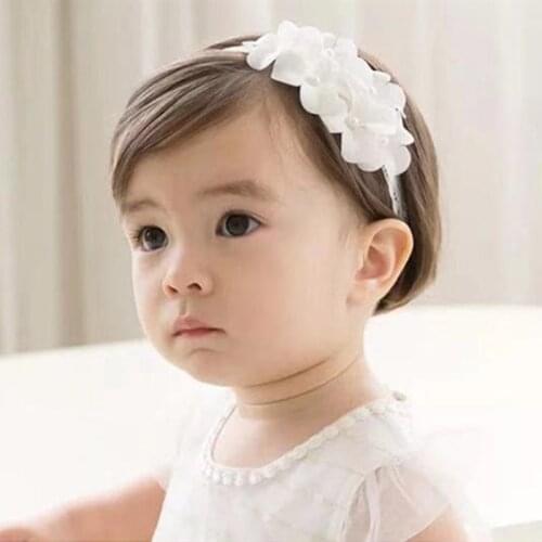 Pearl Flower Baby Headbands for Girls, Childrens Hair Accessories, Princess Headdress, Baby Girl Headband, Holiday Photography
