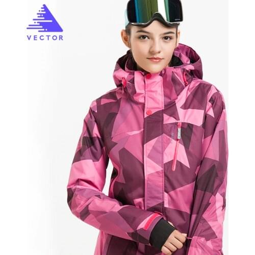 Womens Ski Jacket Outdoor Sports Warm Windproof Waterproof Quick Drying Breathable Winter Female Snowboard Jackets