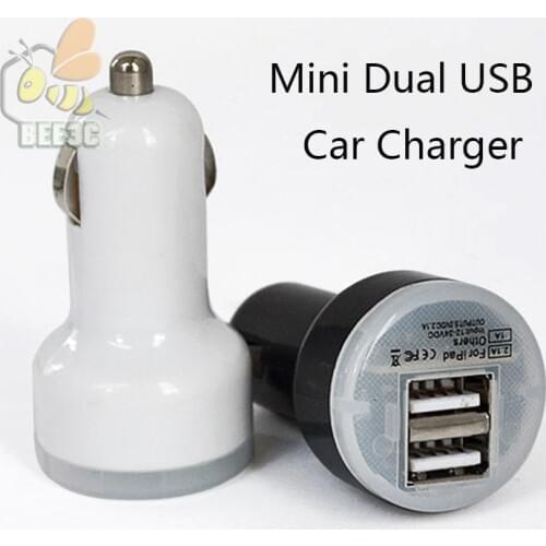 2 Port 2.1A + 1A halo light Nipple Fat Dual USB Car Charger Adapter for iPhone 7 6 5 4 4S samsung galaxy s7 s6 s5 1000 pcs