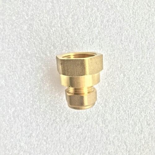 15mm*Female G 3/4" Compression Fitting Reducing Nipple for 15mm Outer Diameter Copper Pipe