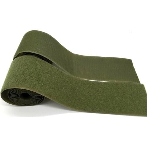 2/5/10cm Width Army Green Velcro Tape Hook Loop Magic Tape For Cloth Shose Unit Patch Fastener Stickers DIY Sewing Accessories