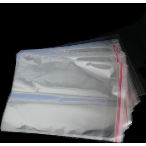 200pcs/pack Jewelry Clear Self Adhesive Seal Plastic Bags Transparent Opp Bag Packing Plastic Bags