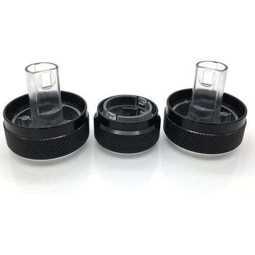 3pcs per set Aluminum Alloy Car Styling Air Conditioning Knob AC Knob Heat Control Switch Button Knob For Lada Granta