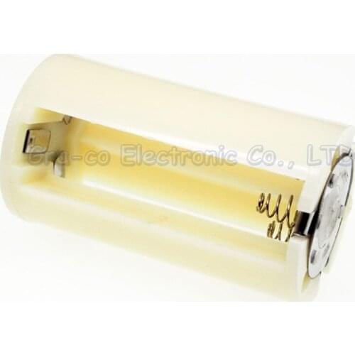 5pcs 3 Packs AA turn to 1 Pack size D Battery converter AA turn to D Conversion Tube