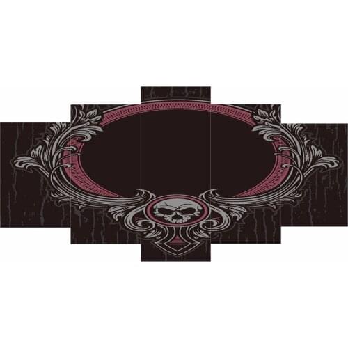 5 Pieces Modern Abstract Canvas Prints Wall Art The skull cuadros oil painting Wall pictures for living room decorative pictures