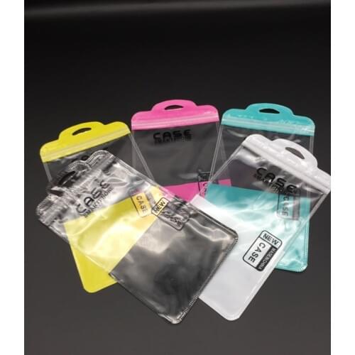 5000ps 11.5X20.5cm multicolor self sealing Packaging Plastic Bag transparent waterproof Moisture-proof Package storage Bag pouch