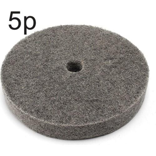 6 Inch Nylon Fiber Polishing Wheel 5P/7P/9PFor Surface Polishing Deburring Clean Metal Wood Plastic
