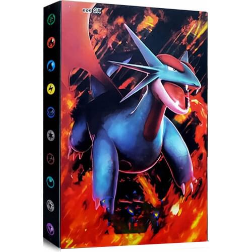 Album Pokemon TAKARATOMY Cards Collectors Book Map 240pcs Anime Game Card EX GX Holder Binder Folder Top Loaded List Toy For Kid