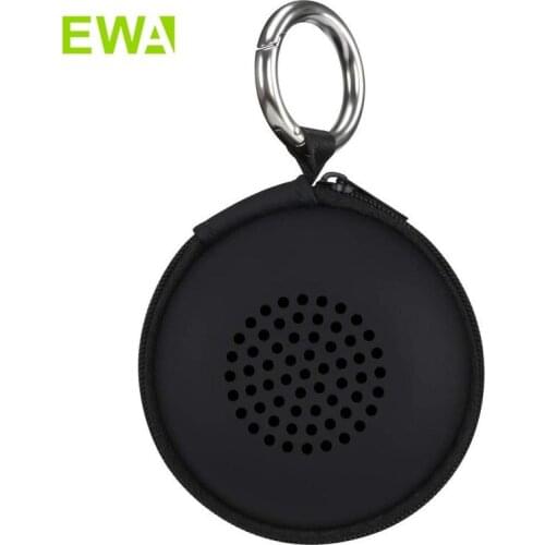 EWA Black Speaker Portable Protective Carry Case Bag for A106Pro A103 A109Mini Earbuds USB Cable