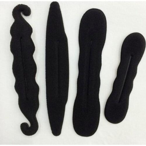 4Pcs/Set Practical Magic Sponge Clip Hair Styling Bun Curler Hairstyle Twist Maker Tool Braider Accessories