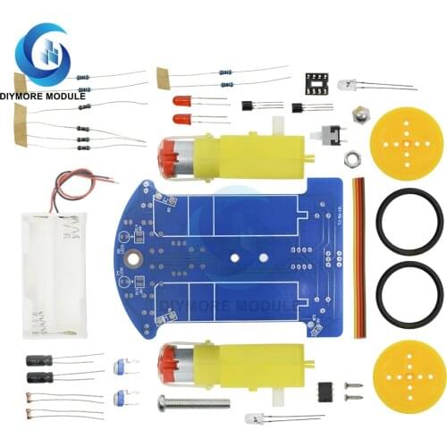 D2-1 Intelligent Tracking Line Smart Car Kit Electronic Toys Patrol Automobile Robot Car Parts For Arduino