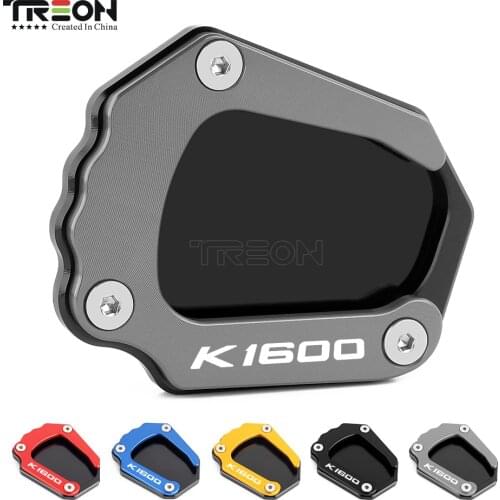 For BMW K1600GT K1600GTL K 1600 GT GTL 2017 2018 2019 2020 CNC Kickstand Enlarge Extension Side Stand Enlarge Plate Pad