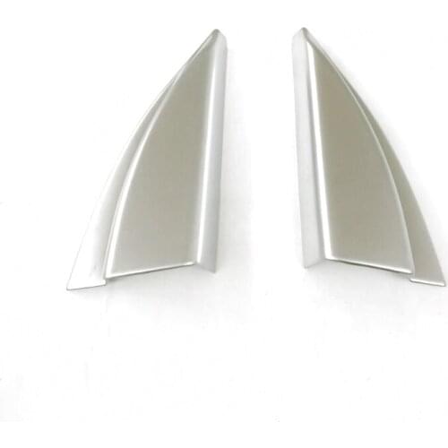 For Hyundai Tucson 2016 2017 Matte Car Inner Front Window Triangle Pillar Trim Interior Trangle Decoration Accessories 2 PCS