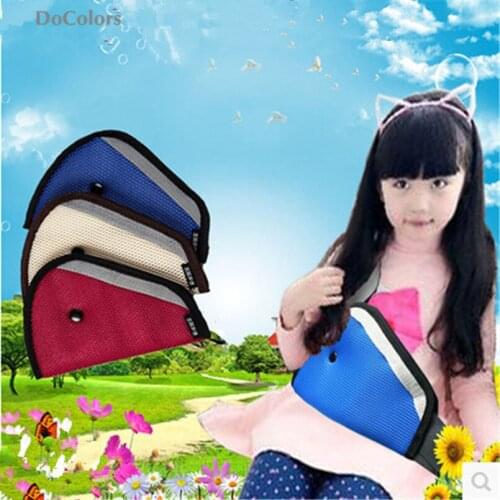 DoColors Triangle car Seat Belt Adjuster Case For Peugeot 206 207 208 301 307 308 407 408 508 2008 3008 4008