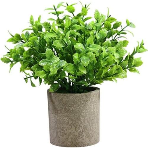 Artificial Plant Potted Realistic Green Plant Office Decor Lifelike Faux Plant Party Wedding Home Events Decoration Supplies